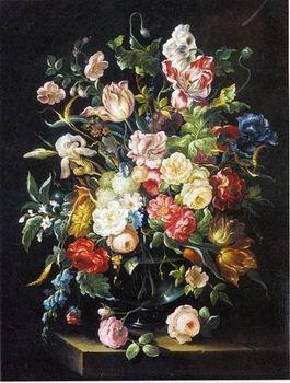 unknow artist Floral, beautiful classical still life of flowers 010 oil painting image